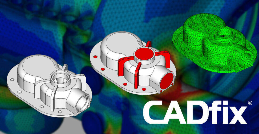 Defeaturing CAD model with CADfix